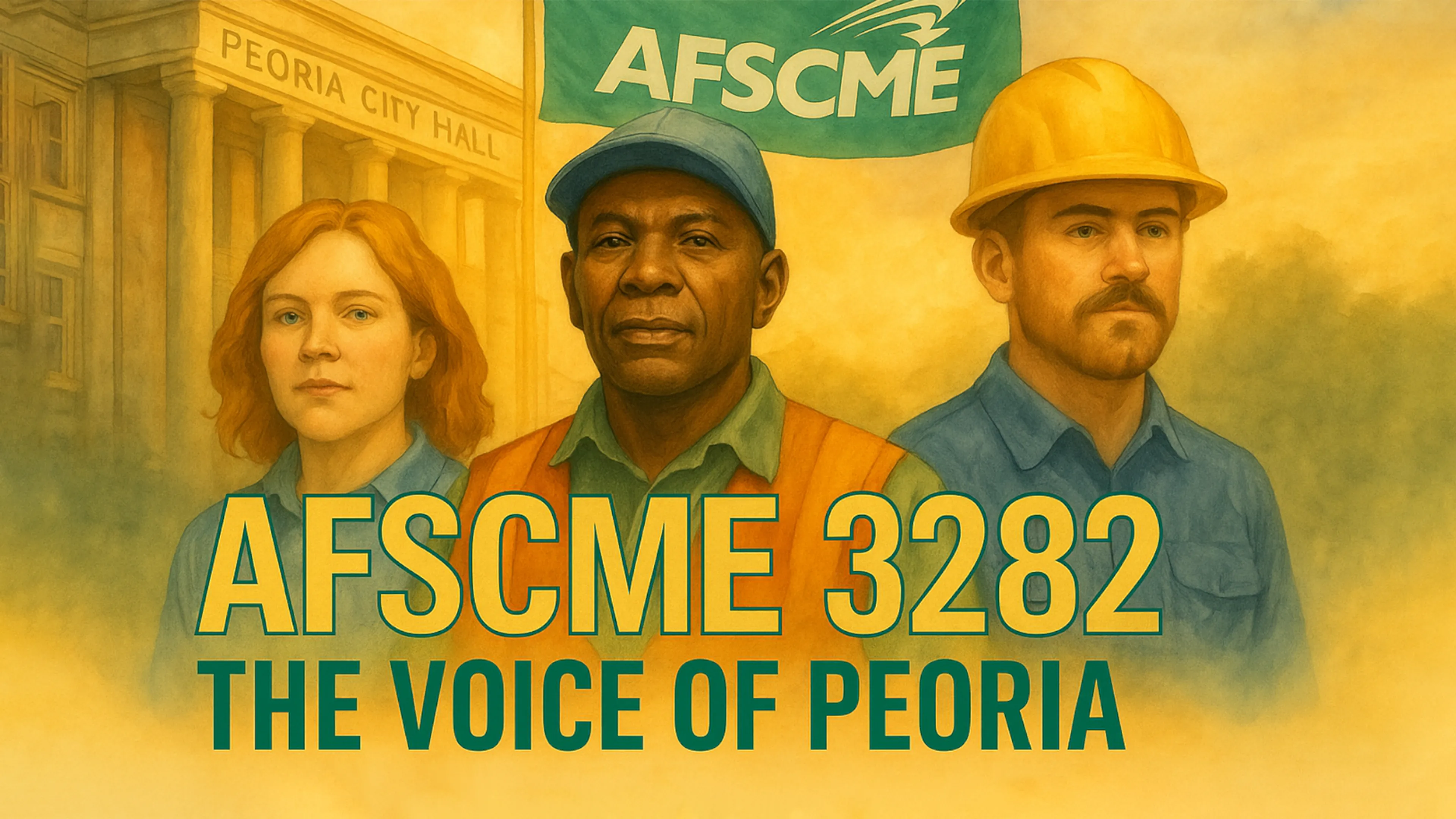 AFSCME 3282: The Voice of Peoria poster